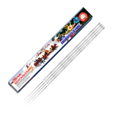 Новогодние 300-4 мм. Бенгальские огни купить в Окуловке | okulovka.salutsklad.ru
