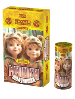 Мишки-шалунишки Пиротехнический фонтан купить в Окуловке | okulovka.salutsklad.ru