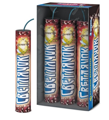 Светлячок Пиротехнический фонтан купить в Окуловке | okulovka.salutsklad.ru