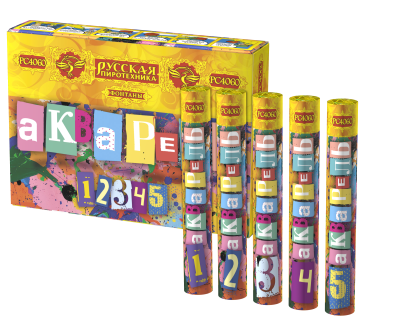 Акварель Фонтан пиротехнический купить в Окуловке | okulovka.salutsklad.ru