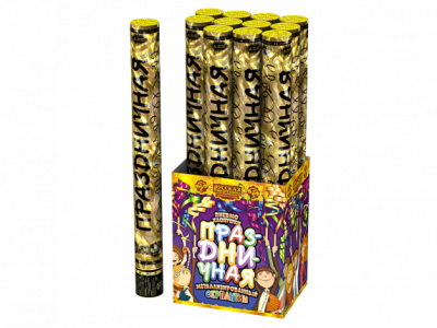 Праздничная 50 Пневматическая хлопушка купить в Окуловке | okulovka.salutsklad.ru