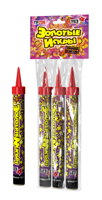 Золотые искры Пиротехнический фонтан купить в Окуловке | okulovka.salutsklad.ru