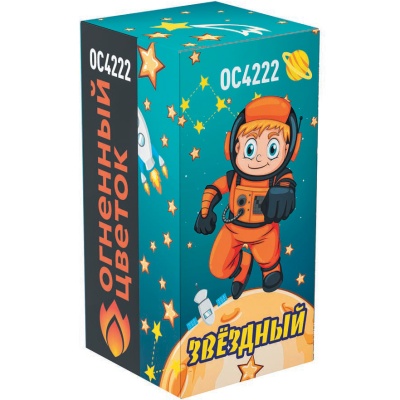 Звездный Пиротехнический фонтан купить в Окуловке | okulovka.salutsklad.ru